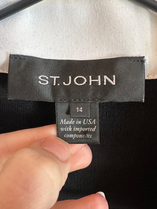 St John Black Blazer - Picture 2 of 5